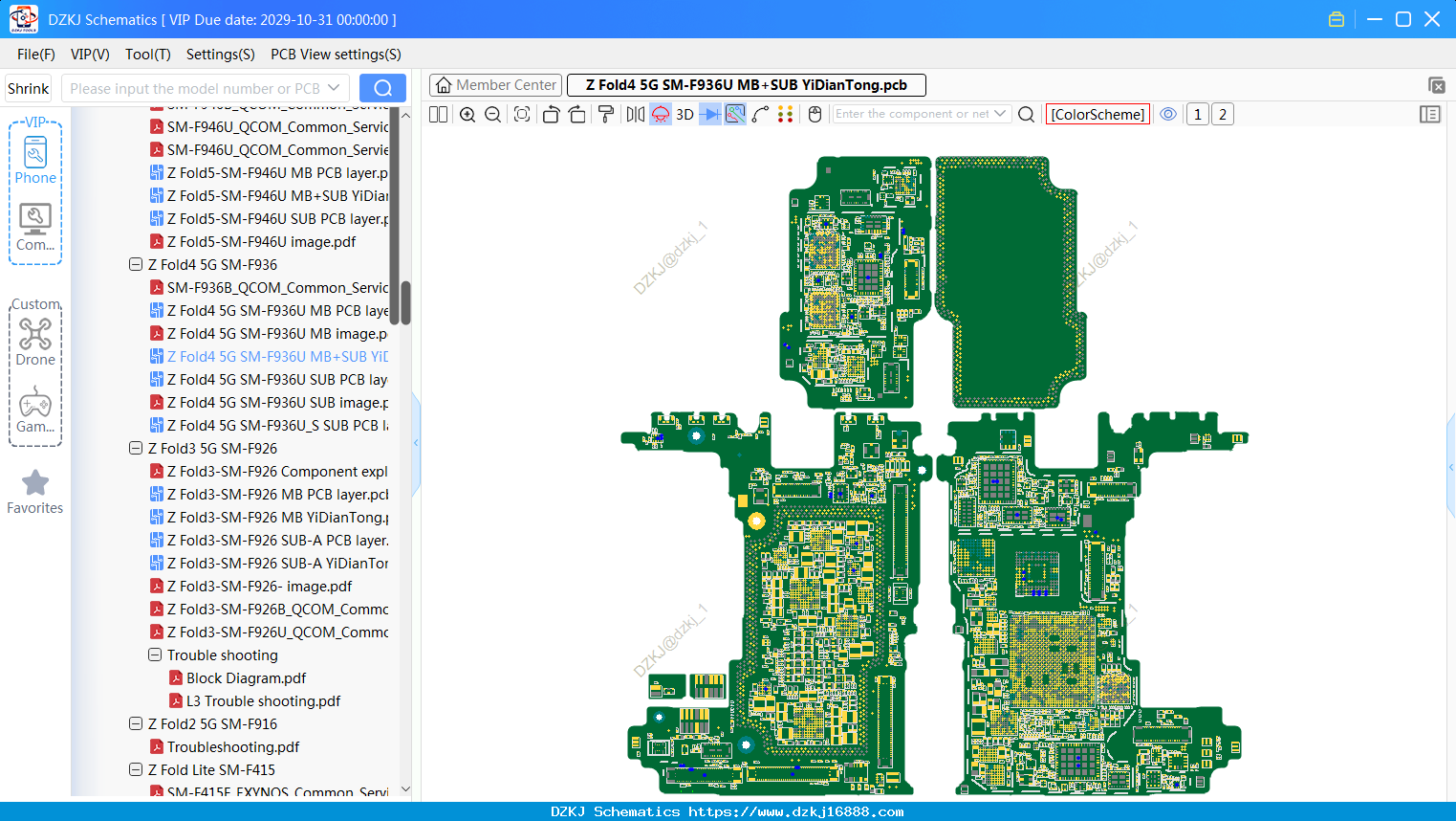 Samsung Z Fold4 5G SM-F936U MB+SUB bitmap